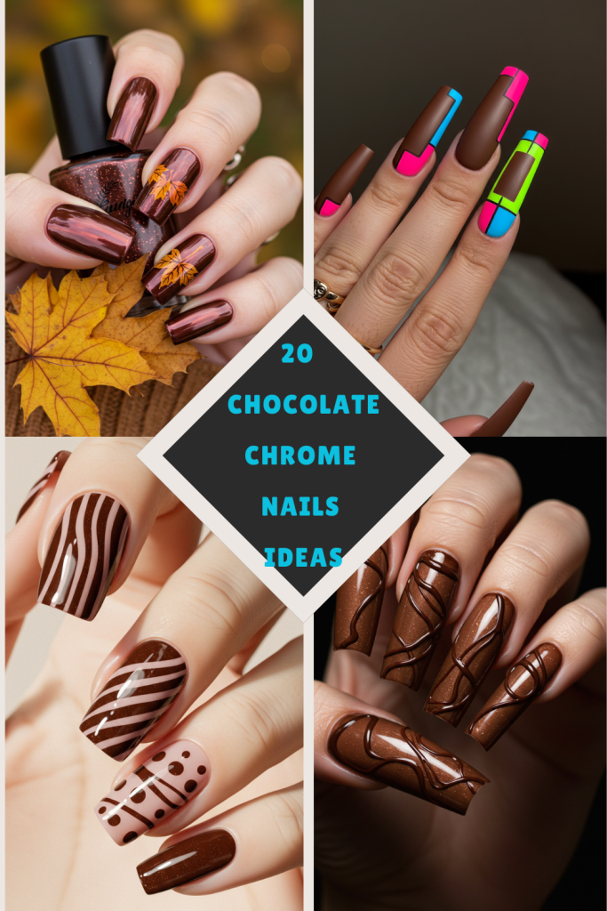20 Elegant Chocolate Chrome Nails Ideas