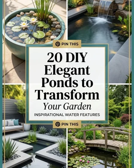 20 DIY Elegant Pond Ideas to Transform
