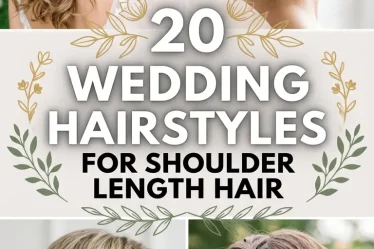 20 Wedding Hairstyles for Shoulder Length Hair