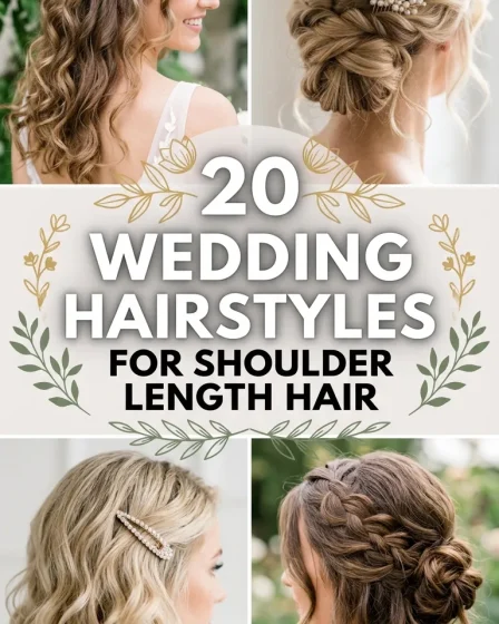 20 Wedding Hairstyles for Shoulder Length Hair 20 Wedding Hairstyles for Shoulder Length Hair