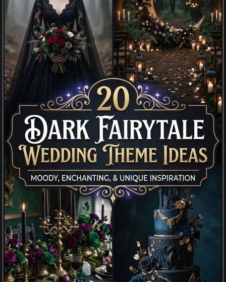 20 Dark Fairytale Wedding Theme Ideas 20 Dark Fairytale Wedding Theme Ideas