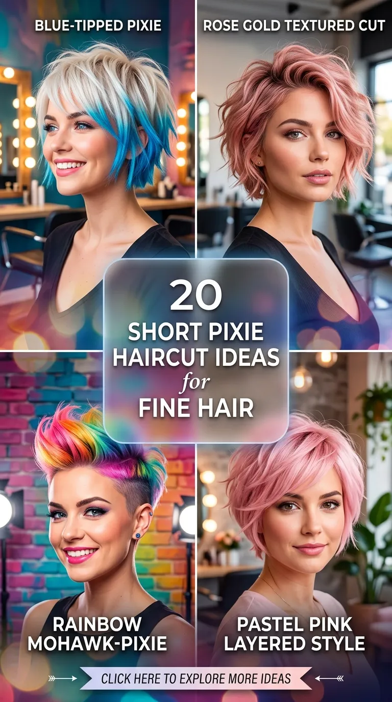 20 Short Pixie Haircut Ideas for Fine Hair