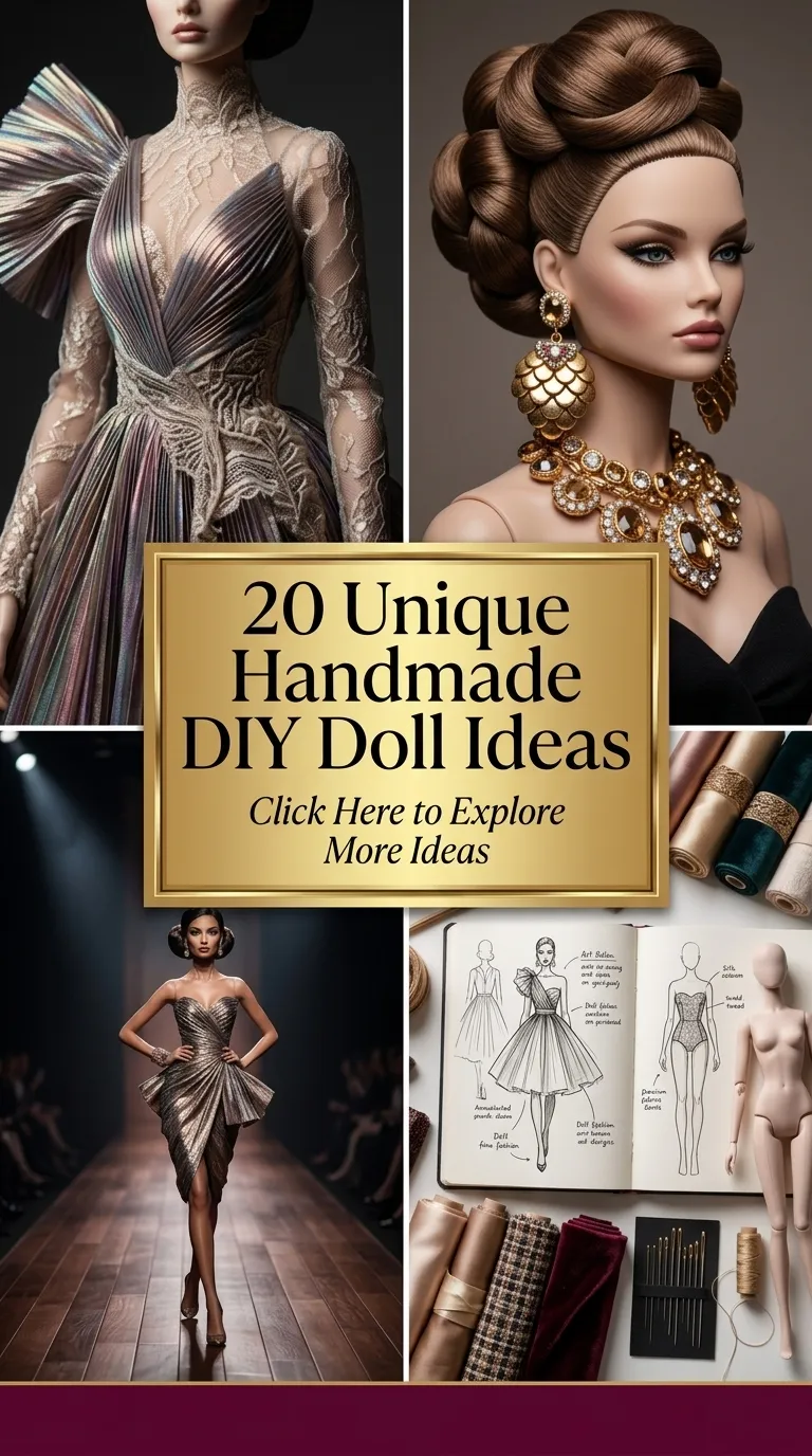 20 Unique Handmade DIY Doll Ideas