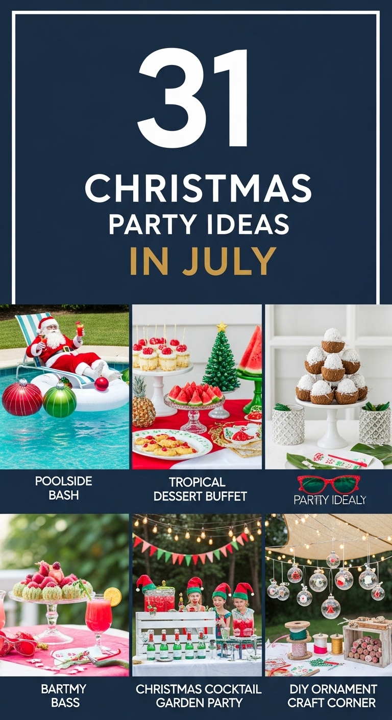 31 Christmas in July Party Ideas — free download