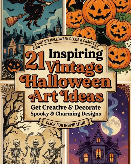 21 Inspiring Vintage Halloween Art Ideas 21 Inspiring Vintage Halloween Art Ideas