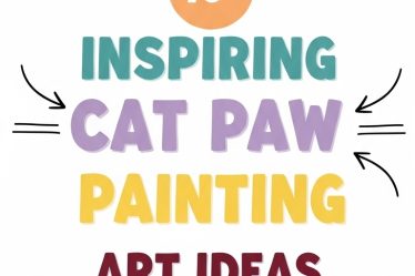 15 Inspiring Cat Paw Painting Art Ideas