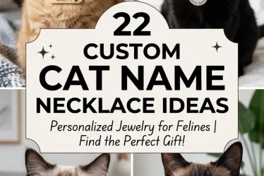 22 Custom Cat Name Necklace Ideas