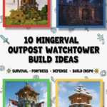 10 Minecraft Medieval Outpost Watchtower Build Ideas