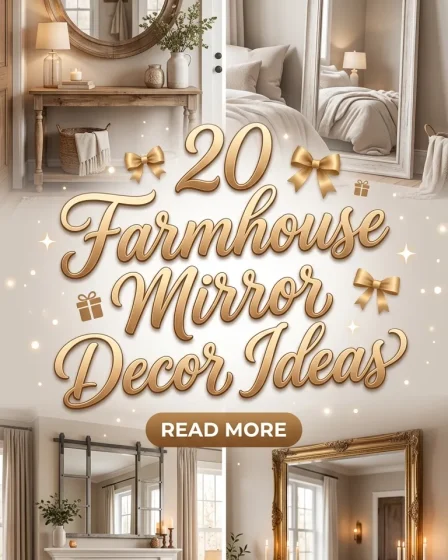 20 Farmhouse Mirror Decor Ideas 20 Farmhouse Mirror Decor Ideas