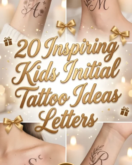 20 Inspiring Kids Initial Tattoo Ideas Letters 20 Inspiring Kids Initial Tattoo Ideas Letters
