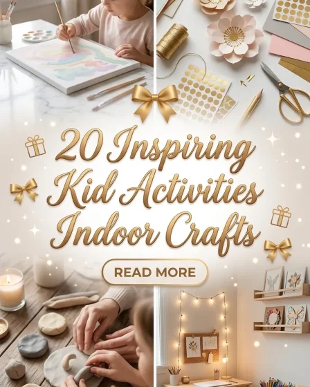 20 Inspiring Kid Activities Indoor Crafts 20 Inspiring Kid Activities Indoor Crafts