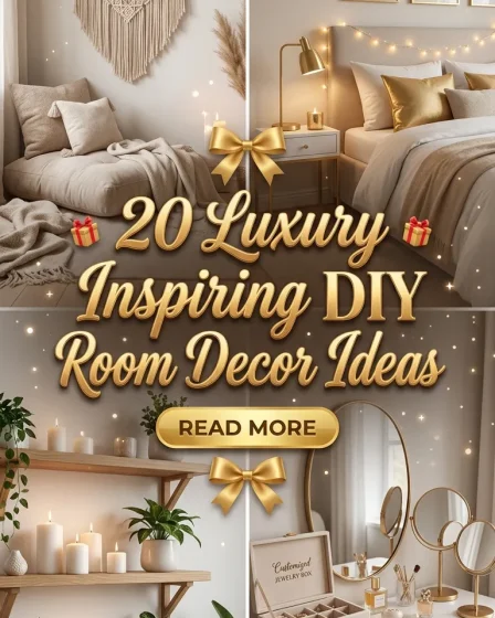 20 Luxury Inspiring DIY Room Decor Ideas 20 Luxury Inspiring DIY Room Decor Ideas