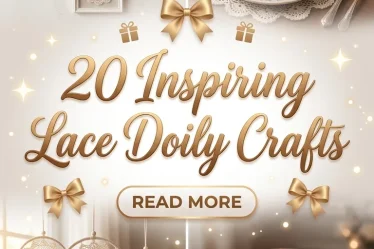 20 Inspiring Lace Doily Crafts