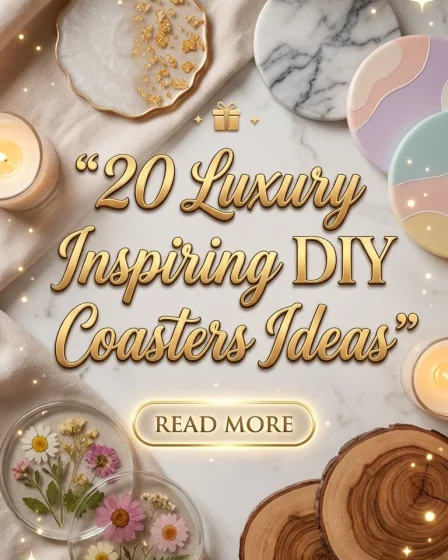 20 Luxury Inspiring DIY Coasters Ideas 20 Luxury Inspiring DIY Coasters Ideas