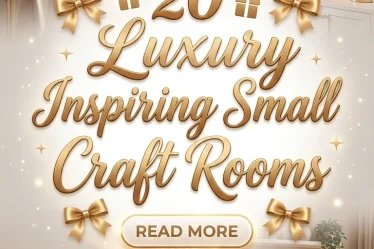 20 Luxury Inspiring Small Craft Rooms