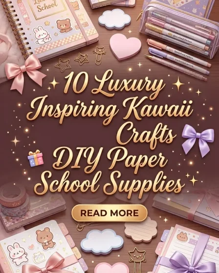 ✨ 10 Luxury Inspiring Kawaii Crafts DIY Paper School Supplies ✨ ✨ 10 Luxury Inspiring Kawaii Crafts DIY Paper School Supplies ✨