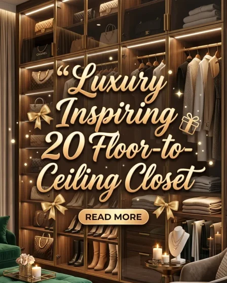 Luxury Inspiring 20 Floor-to-Ceiling Closet Luxury Inspiring 20 Floor-to-Ceiling Closet