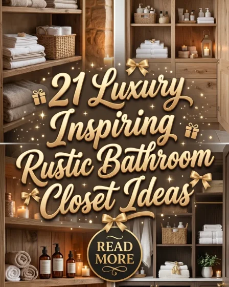 21Luxury Inspiring Rustic Bathroom Closet Ideas