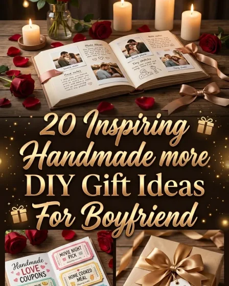 20 Inspiring Handmade DIY Gift Ideas For Boyfriend