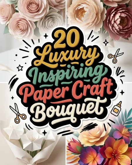 20 Luxury Inspiring Paper Craft Bouquet 20 Luxury Inspiring Paper Craft Bouquet
