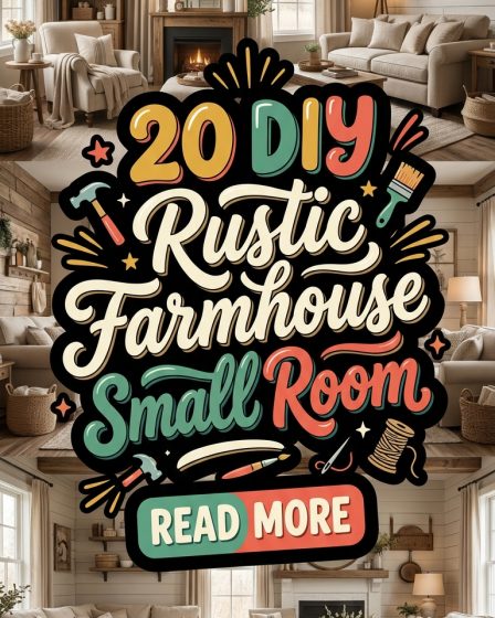 20 DIY Rustic Farmhouse Small Room 20 DIY Rustic Farmhouse Small Room