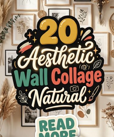 20 Aesthetic Wall Collage Natural
