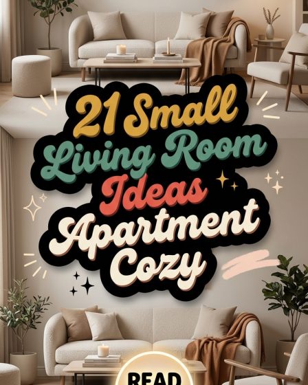 21 Small Living Room Ideas Apartment Cozy