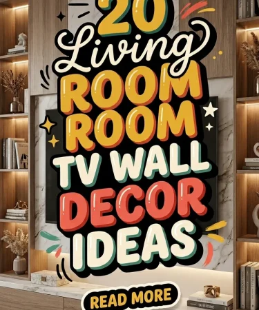20 Living Room TV Wall Decor Ideas