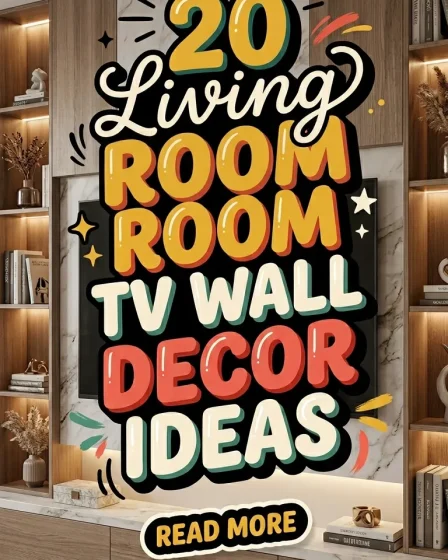 20 Living Room TV Wall Decor Ideas