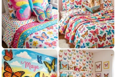 20 Butterfly Theme Bedroom Ideas for Girls