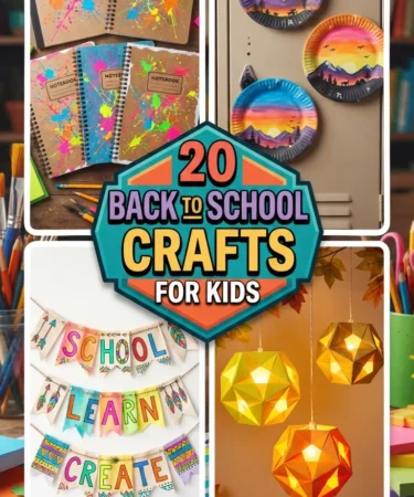 20 Back to School Crafts for Kids
