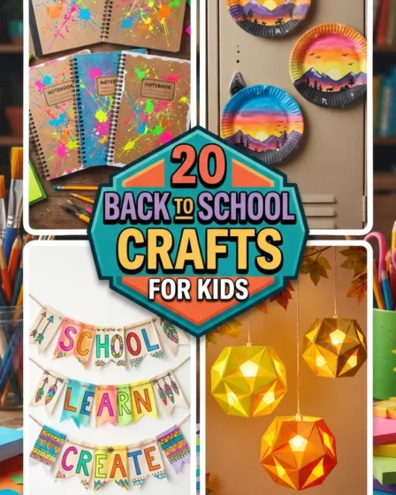 20 Back to School Crafts for Kids