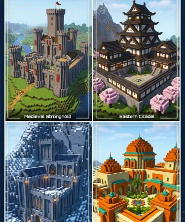 20 Minecraft Castle Layout Ideas