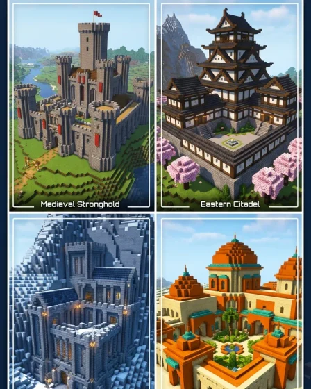 20 Minecraft Castle Layout Ideas