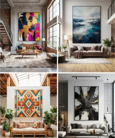 Blank Wall Styling Living Room