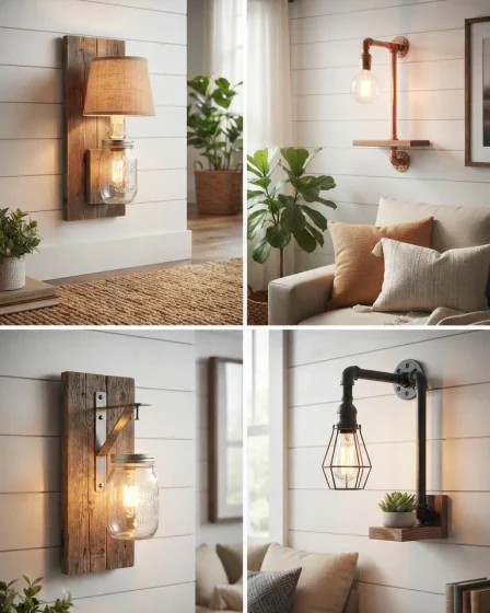 20 DIY Budget Wall Sconces 20 DIY Budget Wall Sconces