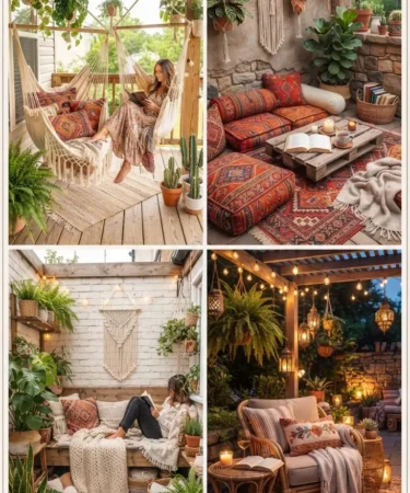 20 Boho Patio Reading Nook Ideas