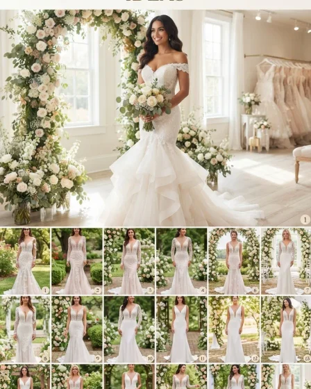 20 Mermaid Wedding Dresses Ideas 20 Mermaid Wedding Dresses Ideas